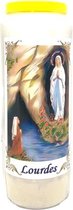 Noveenkaars Lourdes grot  - 9 dagen brander - set van 5 stuks
