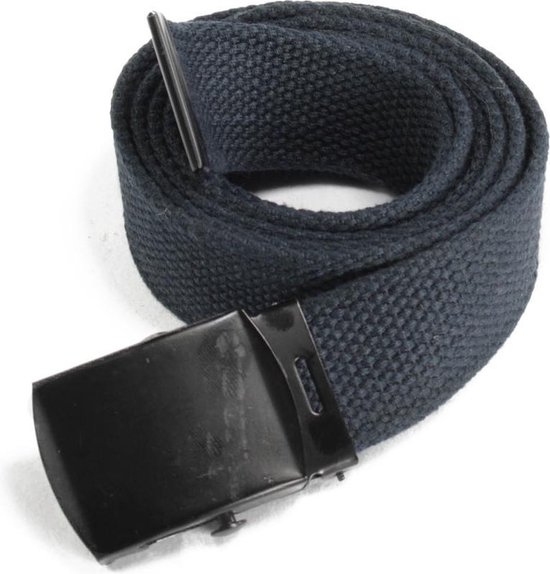 Fostex Garments - Web belt with Zwart buckle (kleur: Blauw / maat: NVT)