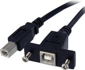 StarTech 91 cm lange, paneel monteerbare USB-kabel B naar B - F/M