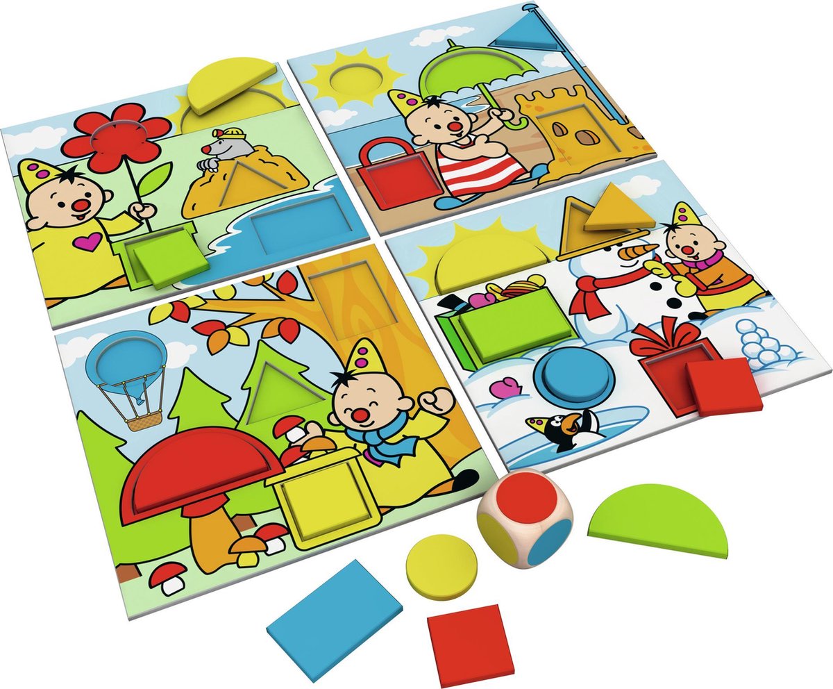 Bumba bordspel - Dobbelidop- vormen en kleuren leren | Games | bol.com