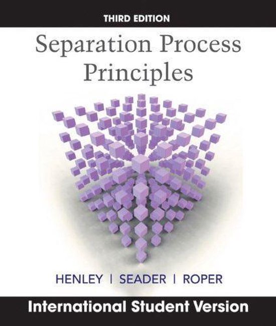 Separation Process Principles - cover