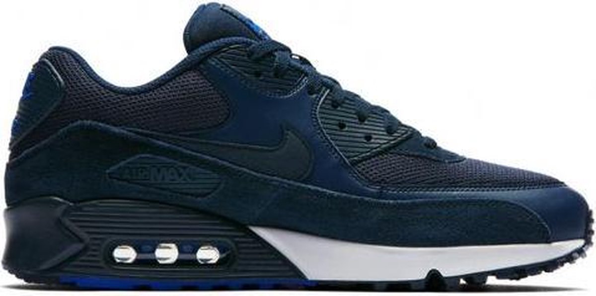 Nike Air Max 90 Essential Sneaker Heren Sportschoenen - Maat 44.5 - Mannen  - blauw | bol.com