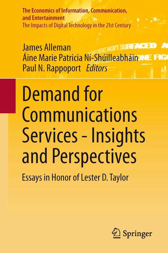 Economics and Finance (R0) - Demand for Communications Servi ... - cover