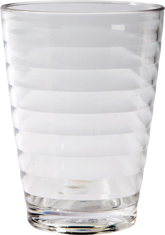 Bo-Camp - Limonadeglas - Geribbeld - 350 ml - 1 Stuk — afbeelding 3