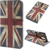 Motorola Moto G4 / G4 Plus agenda wallet tasje hoesje UK vlag