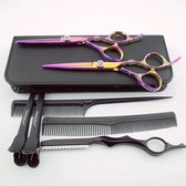 Kappersschaar Set 8 delig rechtshandig 6.0 inch Purple Diamond