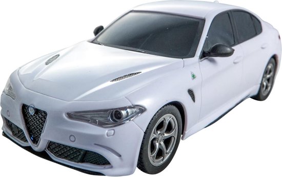 | Alfa Romeo Giulia Quadrifoglio 1:24 Wit 2.4 Ghz RC Modelauto Alfa Romeo Giulia 1:24 speelgoed auto
