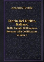 Storia del Diritto Italiano Dalla Caduta Dell'impero romano Alla Codificazione Volume 1