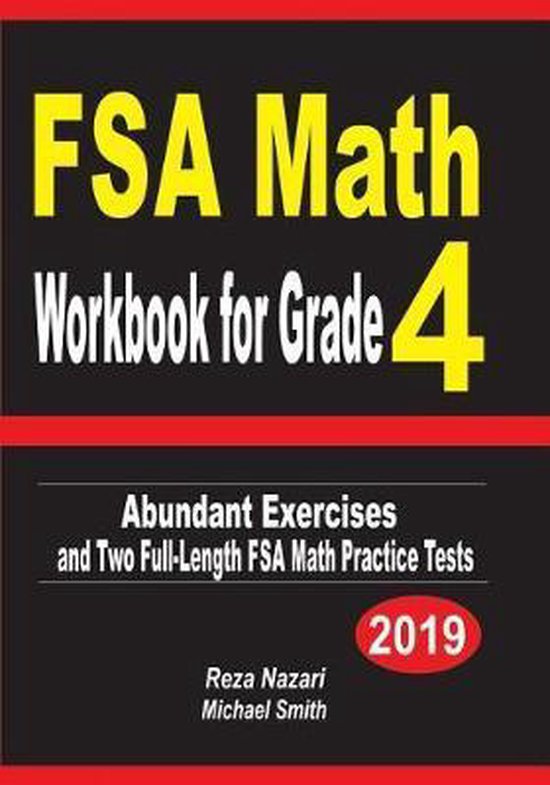 FSA Math Workbook for Grade 4 - cover