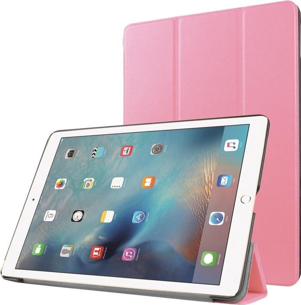 iPad PRO 9.7 - Bescherm-Map Hoes met Smart Cover - Roze