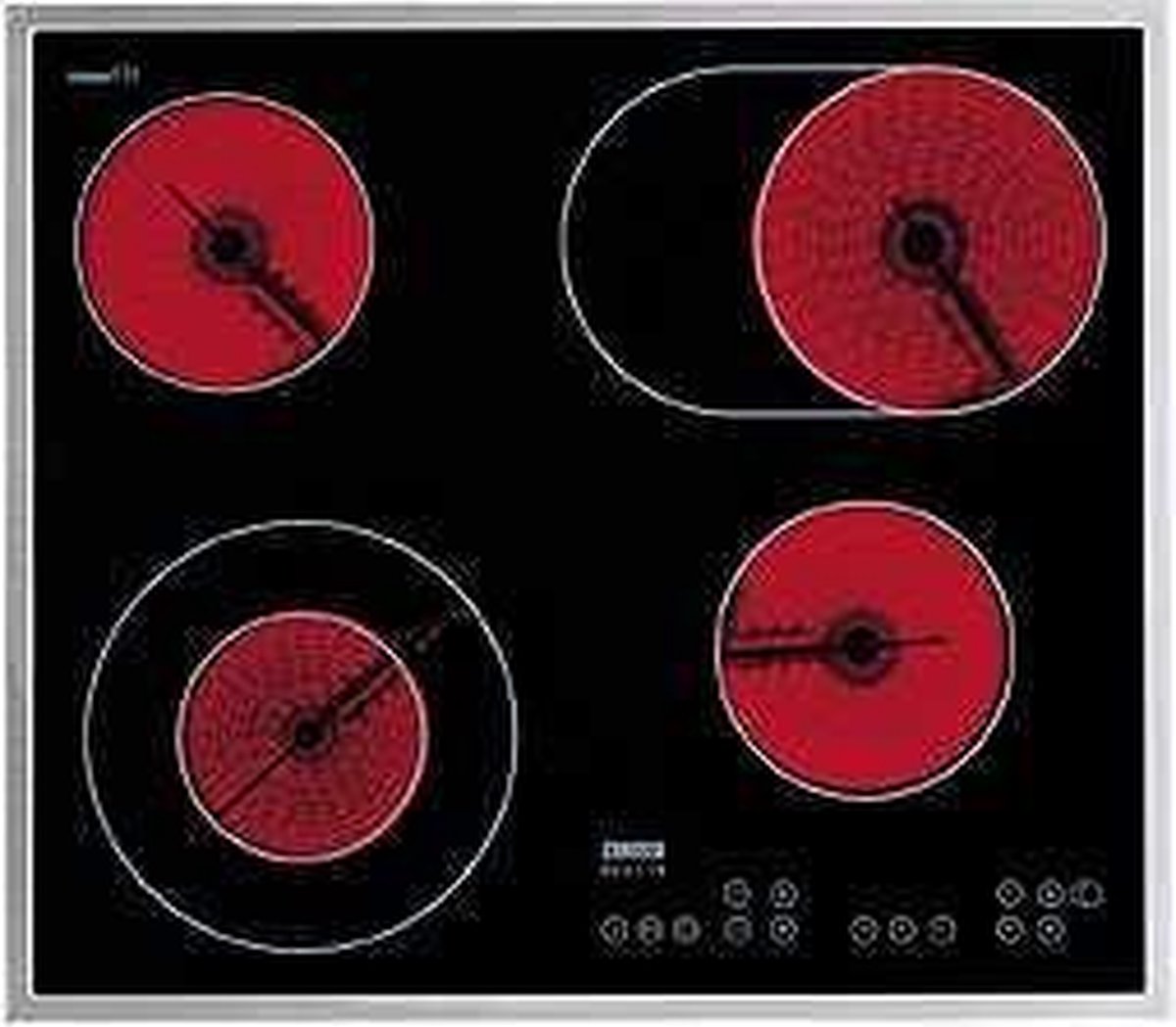 Zanussi ZKT663LX Ceramic heater Ingebouwd Keramisch | bol