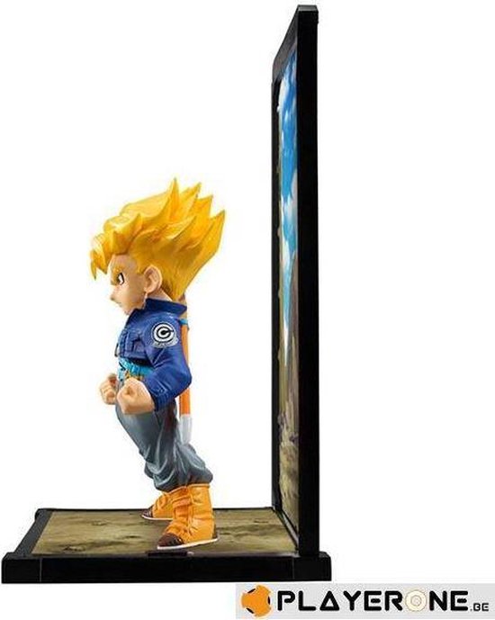 Grande Figure Dragon Ball Z - Trunks Ultra Buff Super Saiyan 30 Cm - Statue PVC Avec Tête Alternative - 2025