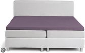 Topcover katoen 90 x 200 (21) purple Standaard (tot 8 cm) Nightkiss