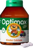 Optimax Kinder Calcium Vanaf 1 Jaar Mineralen - Bosvruchten - 60 Kauwbeertjes
