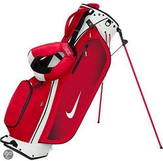 Nike lite bag/Golftas, kleur White/White/University Red/Black |