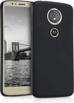 TPU Hoesje voor Motorola Moto G6 Play en Moto E5 - Back Cover - Zwart