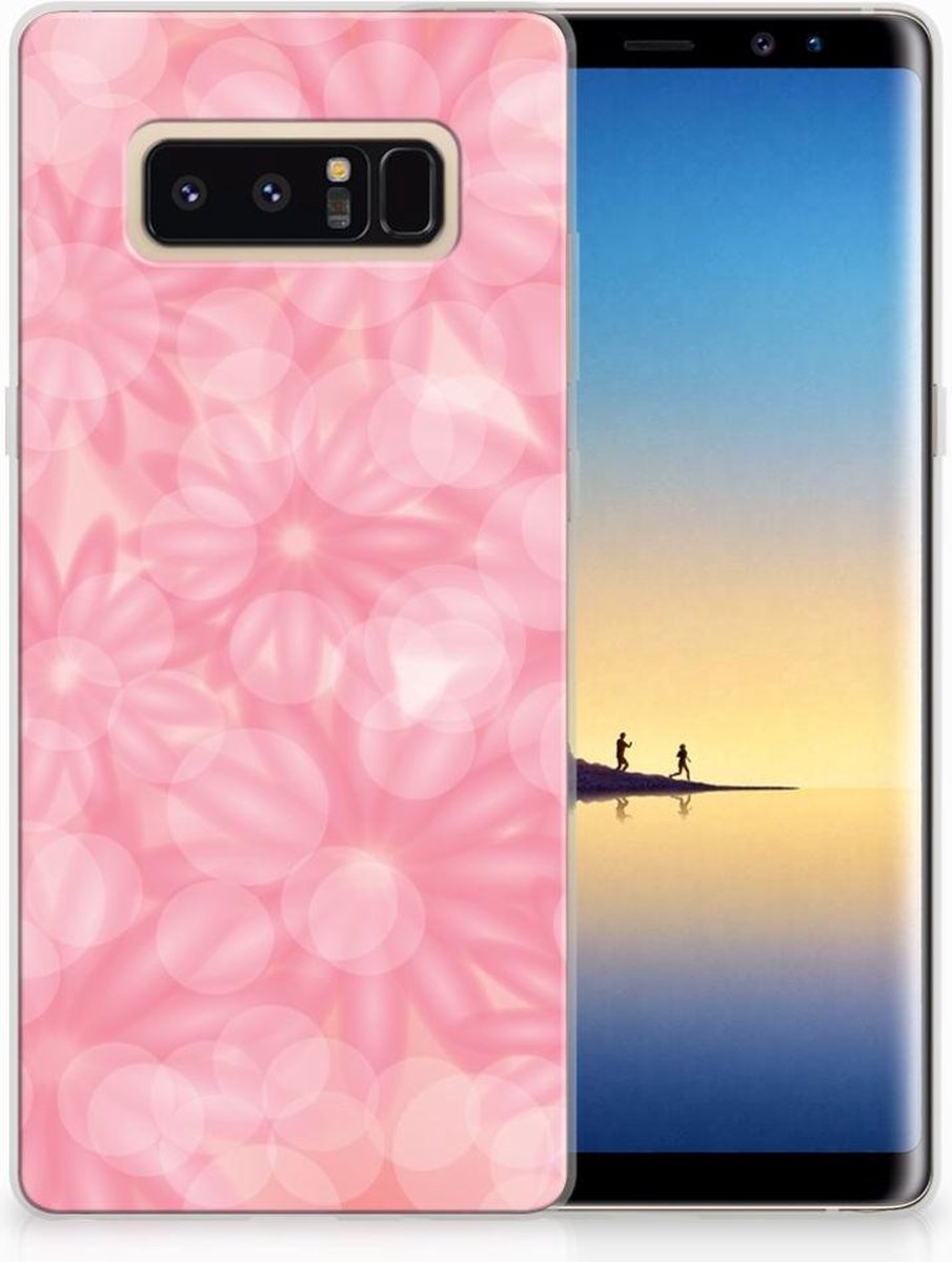 Back Cover voor Samsung Galaxy Note 8 TPU Case Spring Flowers