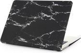 Marmer soft touch case MacBook Pro 13" met of zonder Touch Bar Zwart