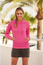 Piraat Vegetatie Bloeden Roze hoodie/sweater voor dames - Dameskleding roze trui met capuchon S  (36/48) | bol.com