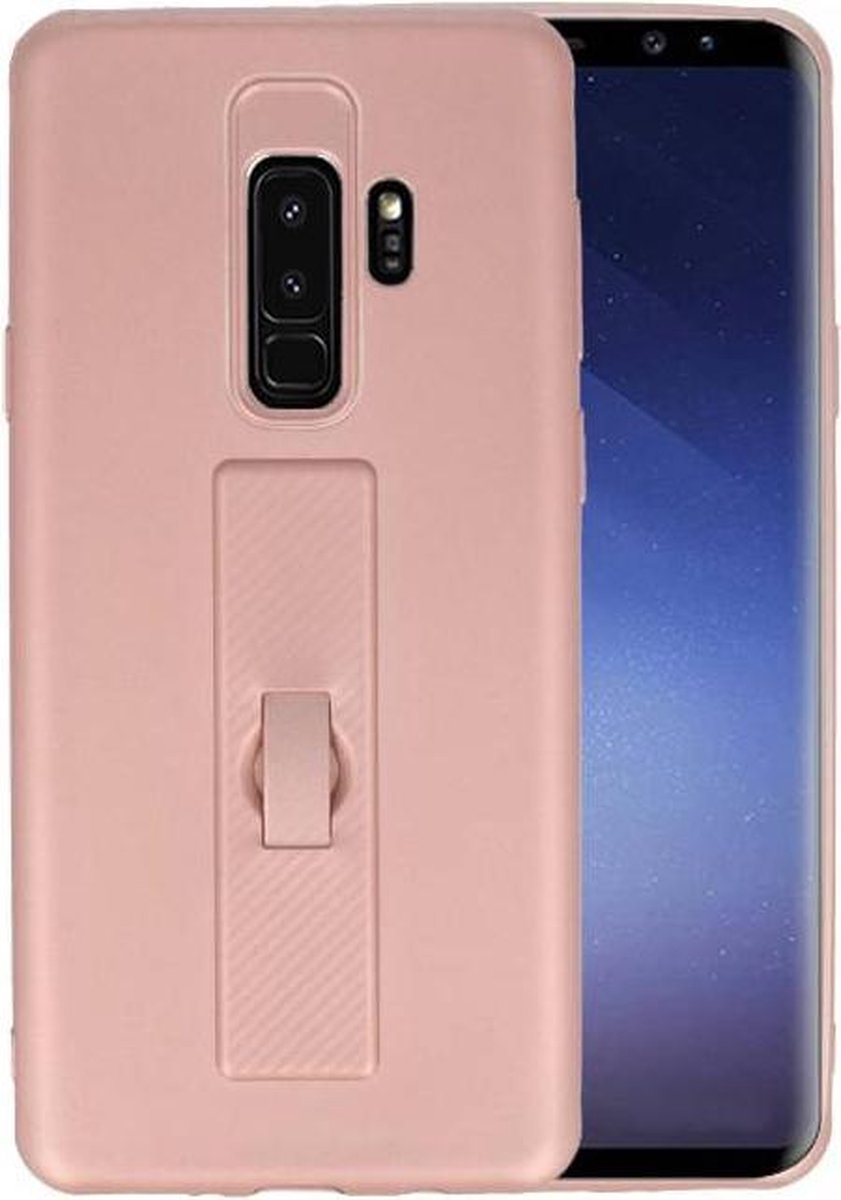 Carbon series hoesje Samsung Galaxy S9 Plus Roze