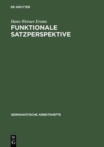 Germanistische Arbeitshefte- Funktionale Satzperspektive
