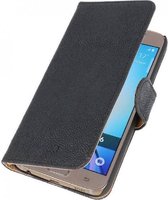 Devil Bookstyle Wallet Case Hoesjes voor Galaxy S6 G920F Zwart