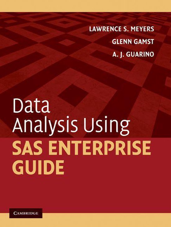 Data Analysis Using SAS Enterprise Guide - cover