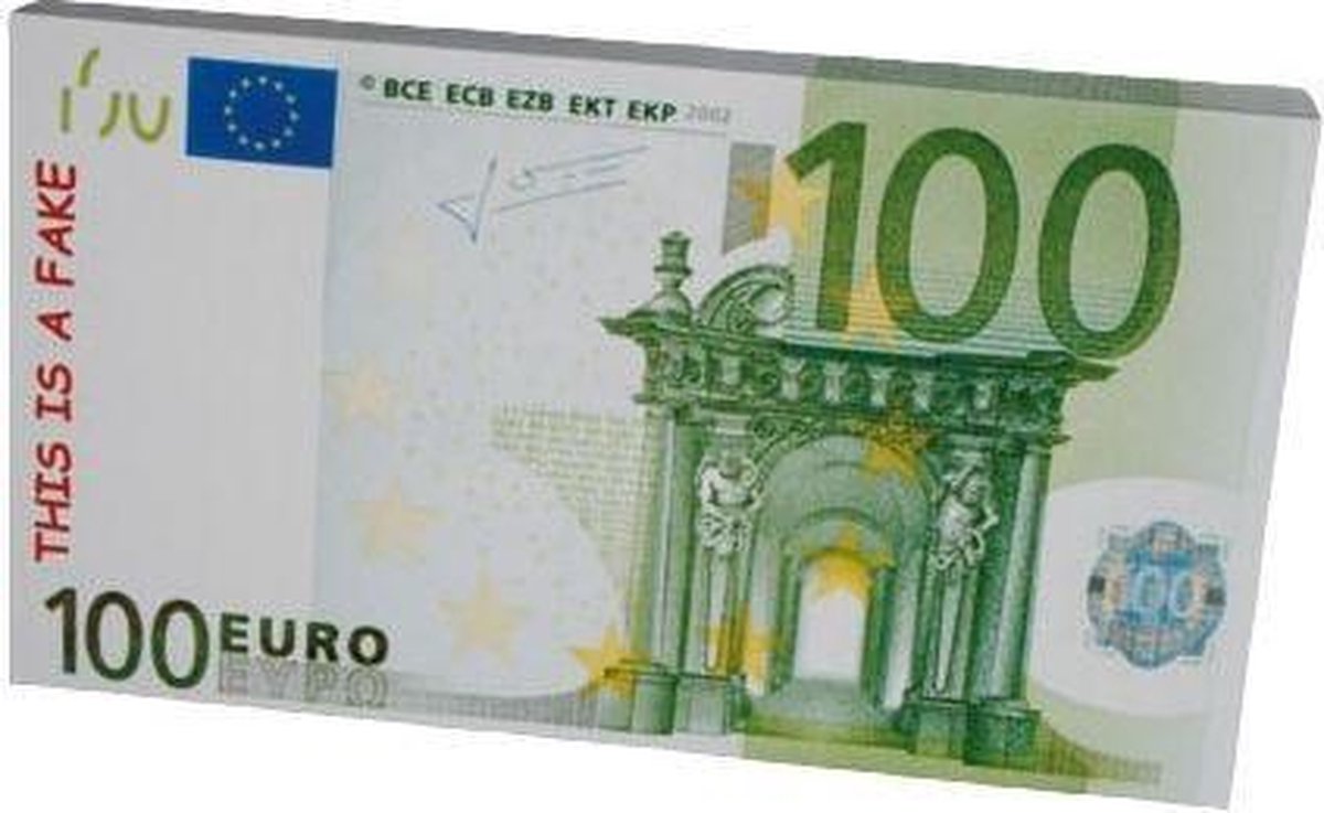 Topwrite Kids Memoblok Briefgeld 100 Euro | bol.com