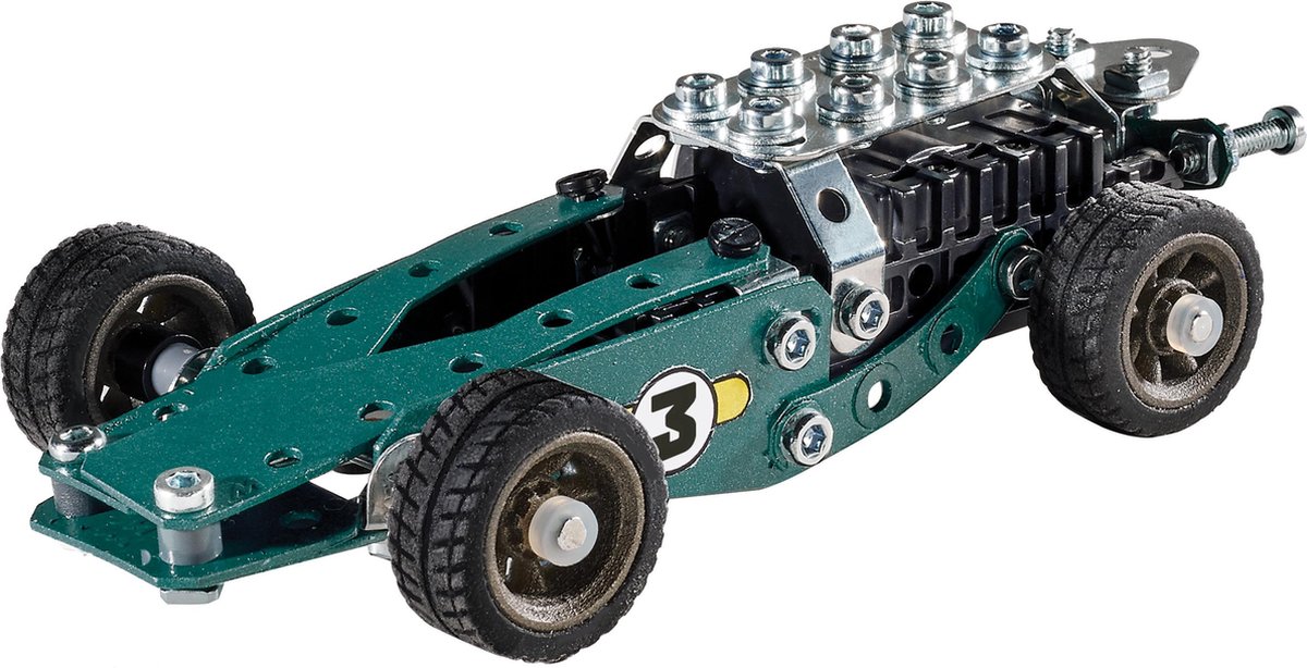 MECCANO - Cabriolet Retro Friction 5 MODÈLES - Coffret Inventions avec 174  Pièces, 1 Moteur Rétro Friction Et 2 Outils - Jeu de Construction - 6040176