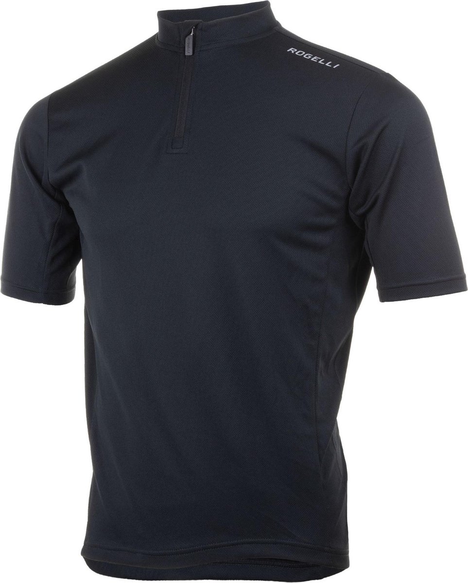 Rogelli Base Wielershirt - Korte Mouw - Zwart - Maat XL
