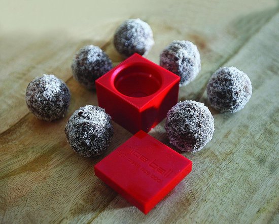 Rice Cube Rice Ball - Kunststof - Ø 4 cm - Rood | bol
