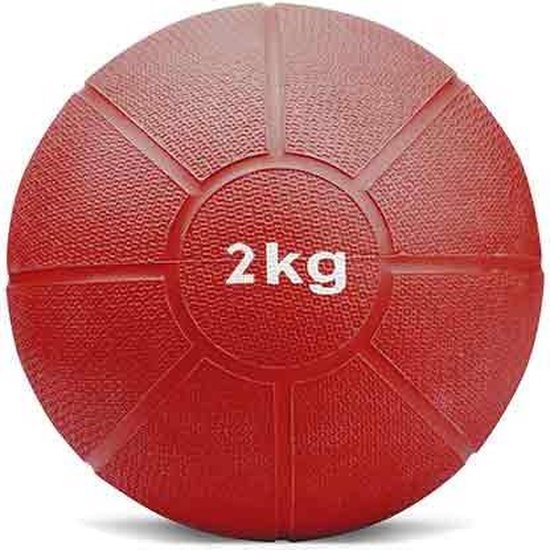 Foto: Matchu sports medicijn bal 2kg gewichtsbal wallball meerdere maten krachtbal rood