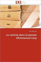 Le contrat dans la pensée d'Emmanuel Lévy