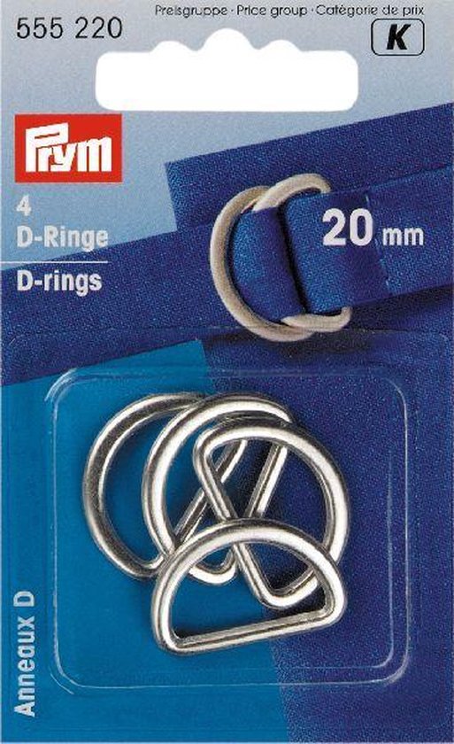 Prym D-Ringen 20mm Zilver van Prym — afbeelding 3