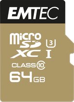 Emtec ECMSDM64GXC10SP flashgeheugen 64 GB MicroSDXC Klasse 10