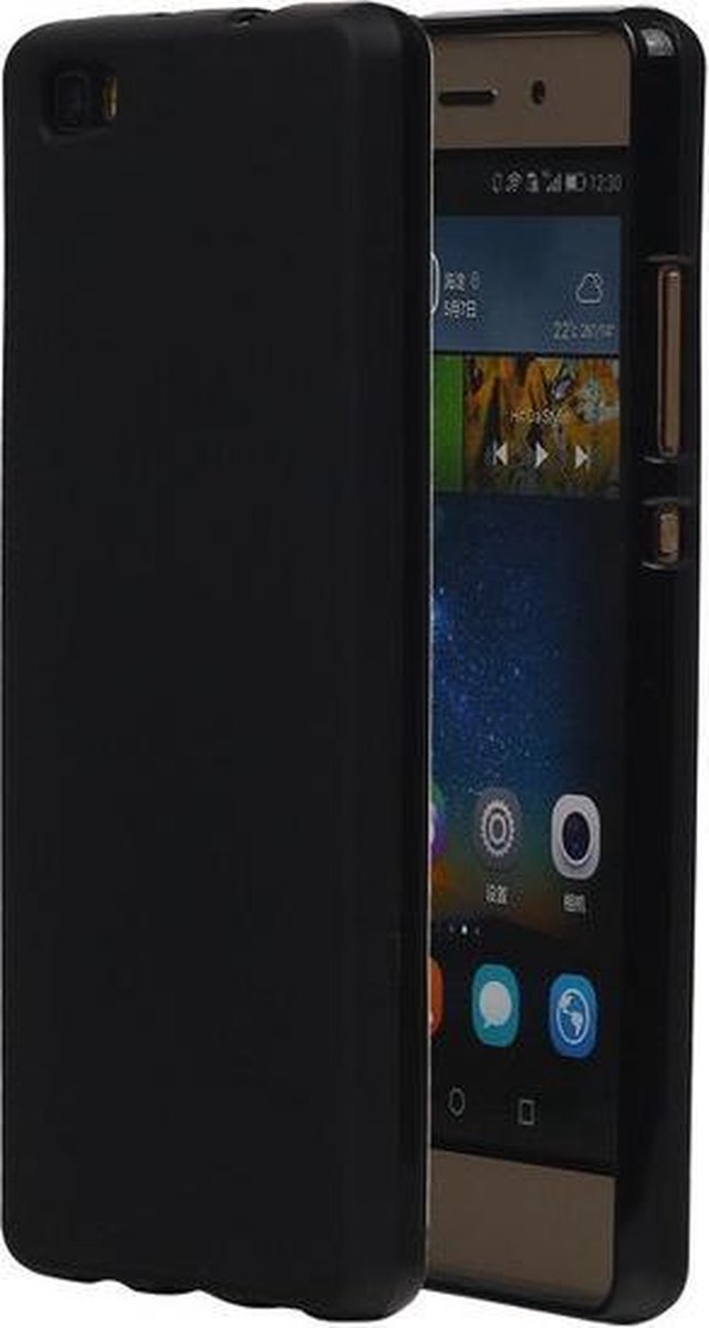 Huawei Ascend P8 Lite TPU Hoesje Zwart