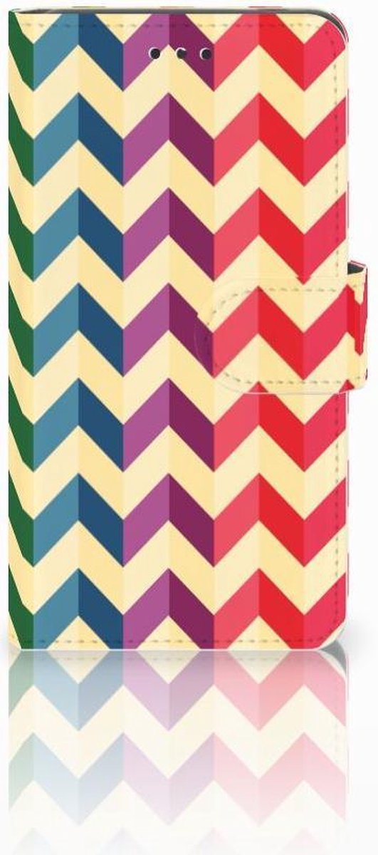 Nokia 7 Telefoon Hoesje Zigzag Multi Color