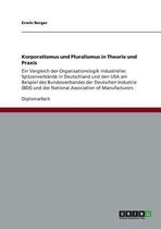Korporatismus Und Pluralismus in Theorie Und Praxis