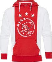 Ajax hooded sweater kinderen - wit/rood - maat XXL