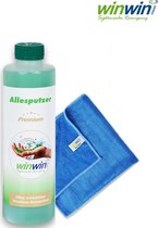 winwinCLEAN Allesputzer PREMIUM 500ML + Badjuweel, Alleskunner Premium, Allesreiniger 100% biologisch afbreekbaar