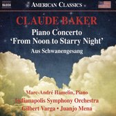 Marc-André Hamelin, Indianapolis Symphony Orchestra, Gilbert Varga - Baker: Piano Concerto 'From Noon To Starry Night' . Aus Swanengesang (CD)