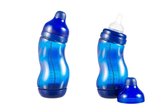 Difrax Babyfles 310 ml Wide – Anti-Koliek – Donkerblauw – Duopack