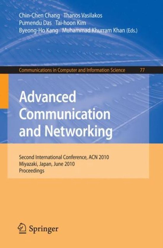 Advanced Communication and Networking - cover