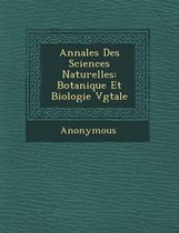 Annales Des Sciences Naturelles