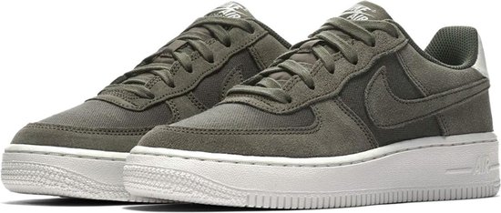 Nike Air Force 1 (GS) Suede Sneakers Junior Sneakers - Maat 40 - Unisex -  groen/wit | bol.com
