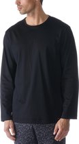 Mey Heren Night Basics T-Shirt Long-Sleeved 20440 123 Zwart