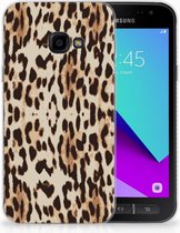 Geschikt voor Samsung Galaxy Xcover 4 Uniek TPU Hoesje Leopard