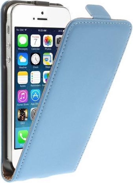 Flip Case iPhone 5 / SE Lichtblauw