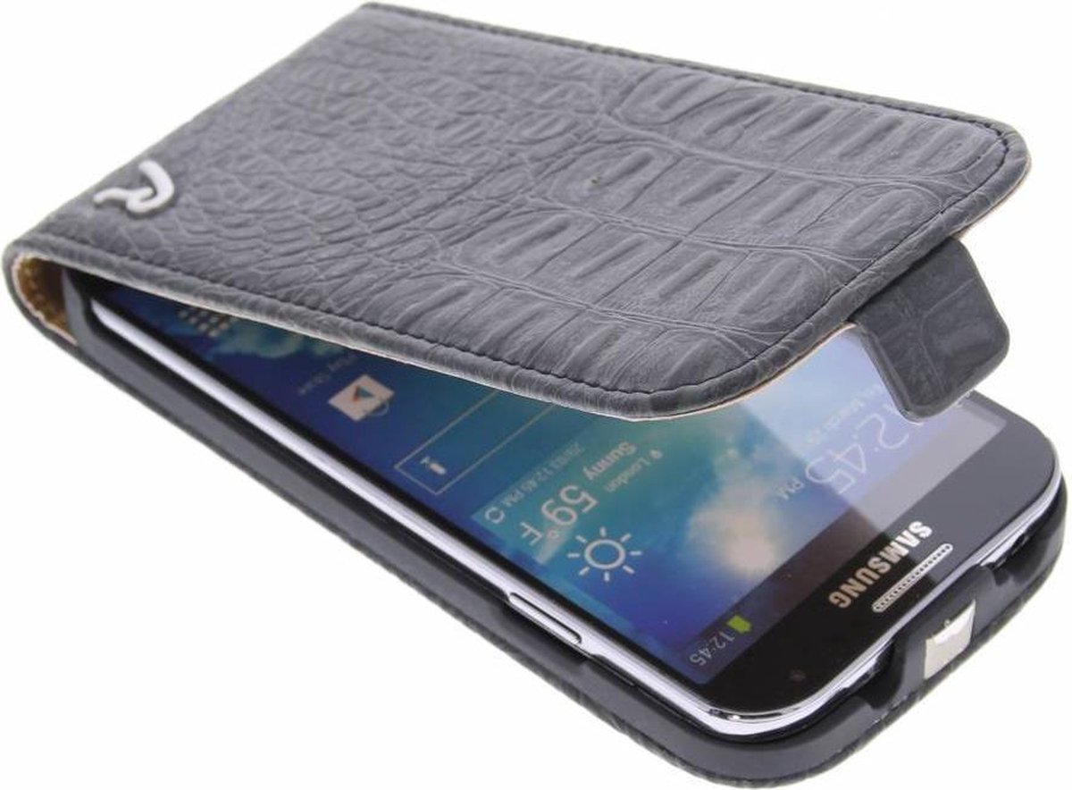 Replay - Flip Case Croco Black - Samsung Galaxy S4
