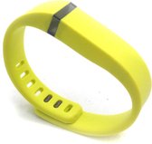 Bracelet TPU pour Fitbit Flex - Jaune - Taille L.